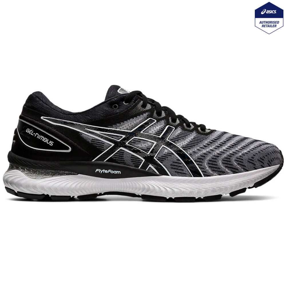 Asics Gel Nimbus 22 2E Men s White Black