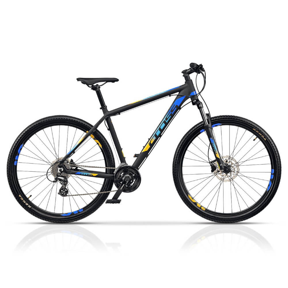 cross mountain bike blue