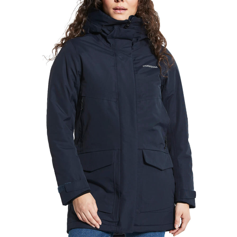 Didriksons Frida 6 Women s Parka Dark Night Blue