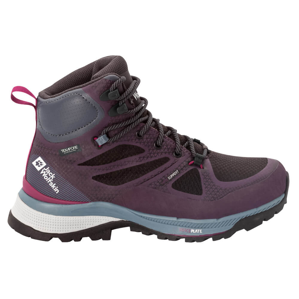 Jack Wolfskin Force Striker Texapore Mid Wp Women S Purple Grey