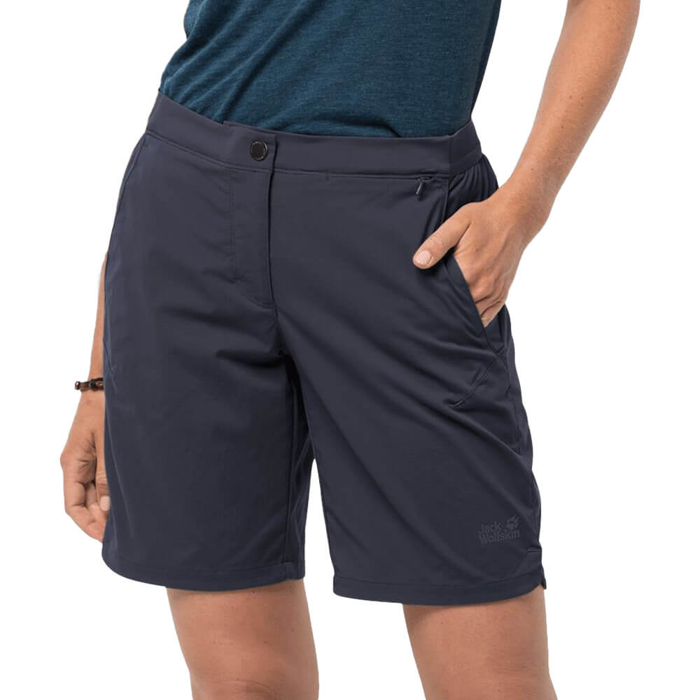 Jack Wolfskin Hilltop Women\'s Trail Shorts, Graphite | Shorts