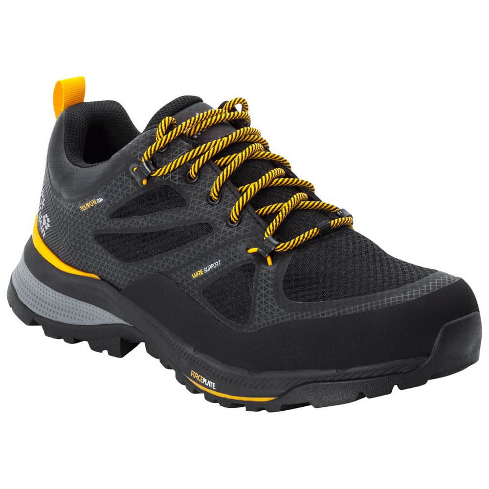 Jack Wolfskin Force Striker Texapore Low Men's, black/yellow