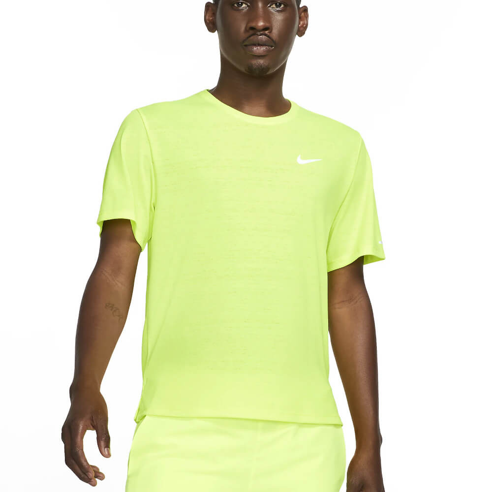 Nike Dri-FIT Miler Men's Running Top, volt