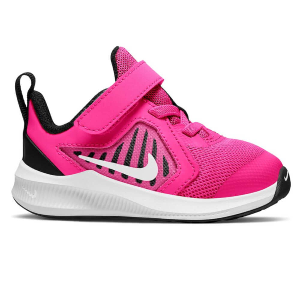 nike free run pink and black