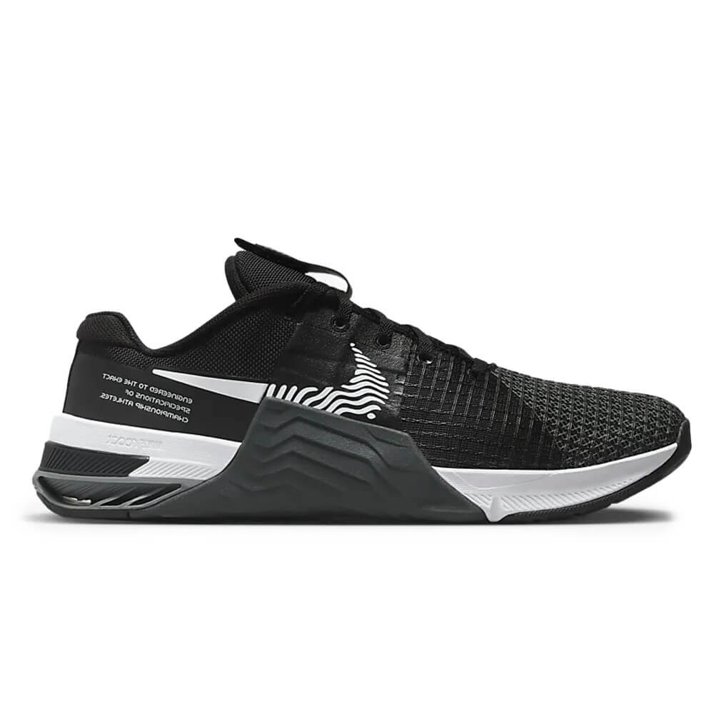 Nike Metcon 8 Men's Training Shoes, Black/Dark Smoke Grey