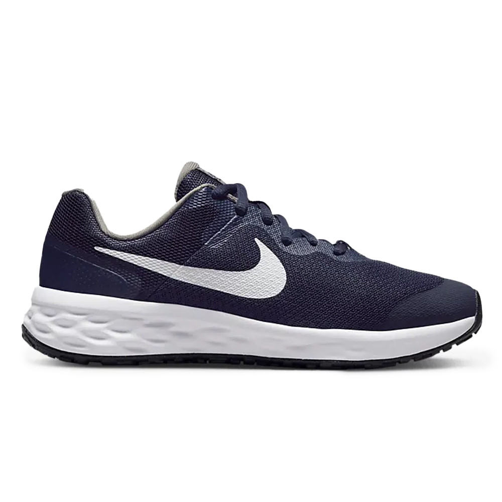 Nike Revolution 6 Kids Shoes ( GS ), Midnight Navy/Flat Pewter