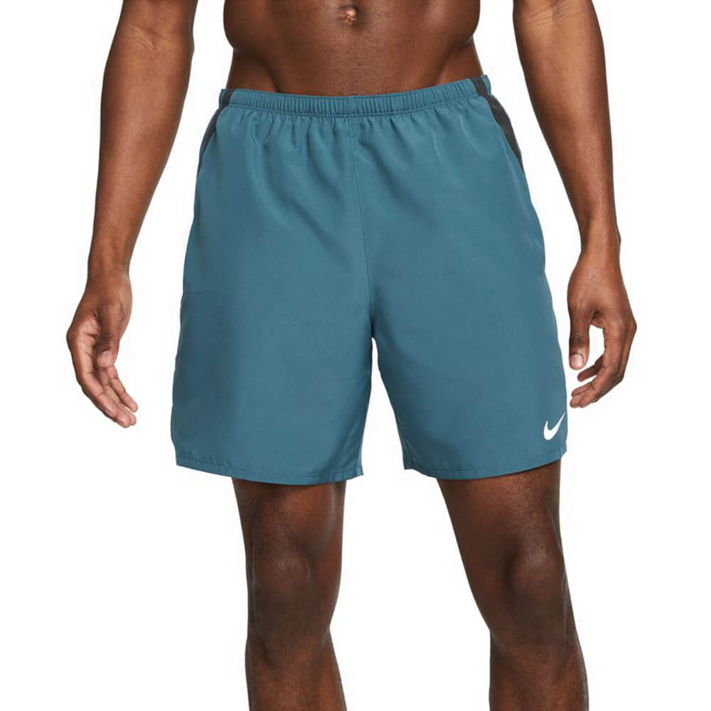 Nike Challenger 7in Men's Brief-Lined Running Shorts, ash green