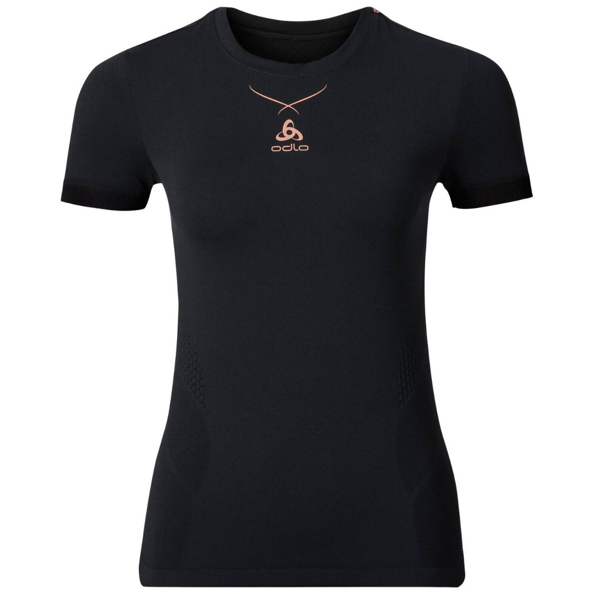 Odlo Ceramicool SS Women's Tee, black/lotus